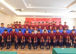 U20 Việt Nam nhận doping tinh thần trước Vòng loại U20 châu Á