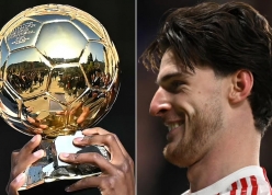 Declan Rice bất ngờ gọi tên chủ nhân Quả bóng vàng 2026