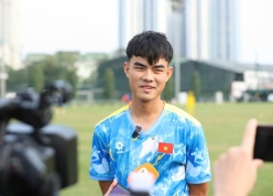 Trung vệ U19 Việt Nam: 'Áp lực rất lớn nhưng em tin mình làm được'