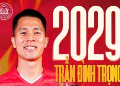 Đình Trọng lên tiếng khi tiếp tục ở lại CLB CAHN tới 2029