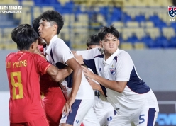 Sảy chân khó tin, U17 Thái Lan quyết tâm thắng Lào để vào bán kết
