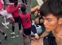 Tài năng trẻ Indonesia tung kung-fu triệt hạ đối thủ, đối diện án phạt cực nặng