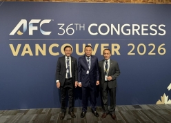 Lãnh đạo LĐBĐ Việt Nam dự Đại hội AFC lần thứ 36