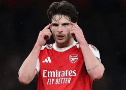 Declan Rice lên tiếng đầy dè chừng dù Arsenal đã chạm một tay vào ngai vàng