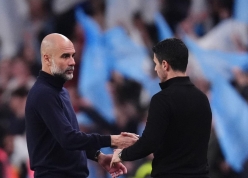 Pep Guardiola: 'Chúng tôi chưa đạt đến tầm như Arsenal lúc này'