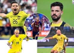 ĐT Việt Nam cảnh giác! Malaysia có 5 tiền đạo ghi hơn 500 bàn