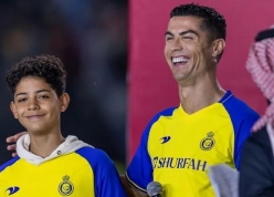 Con trai Ronaldo gây bão với phản ứng nóng nảy giống hệt CR7