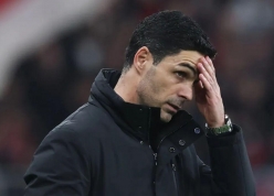 Arsenal nhận đòn giáng mạnh ở cuộc đua vô địch Ngoại hạng Anh