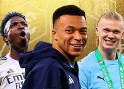 CHÍNH THỨC: Mbappe vượt mặt Haaland