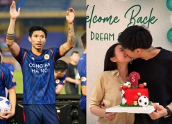 Văn Hậu nhận 'thưởng lớn' từ vợ Hải My sau màn tái xuất ĐT Việt Nam