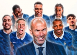 CHÍNH THỨC: Zidane gọi 5 tân binh trong lần đầu dẫn ĐT Pháp