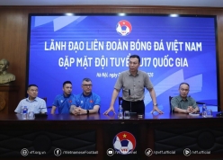 Chủ tịch VFF tiếp lửa U17 Việt Nam trước thềm U17 Đông Nam Á 2026