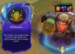 Lõi Gragas đang có tỉ lệ thắng khủng bố khi có Cảm Quan Cấy Ghép - ĐTCL mùa 17