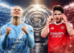 Xem trực tiếp Siêu cúp Anh 2026 Arsenal vs Man City ở đâu, kênh nào?