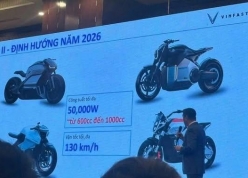 VinFast dự kiến tung mô tô điện trong năm 2026, động cơ mạnh ngang xe xăng 1.000cc