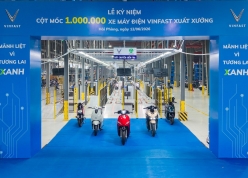 VinFast chính thức chạm mốc 1 triệu xe máy điện xuất xưởng