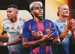 Top 5 Quả bóng Vàng 2026: Mbappe về nhì, top 1 xứng đáng