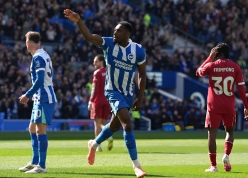 Cựu sao MU tỏa sáng, Liverpool thua bạc nhược Brighton