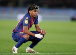 Yamal bị buộc vắng mặt trận gặp Atletico Madrid