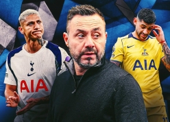 De Zerbi: 'Tottenham sẽ không xuống hạng'