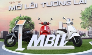 Xe máy điện MBIGO ra mắt tại Việt Nam, cạnh tranh VinFast Klara