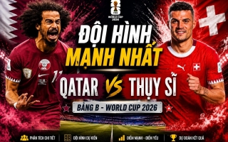 Đội hình mạnh nhất Qatar vs Thụy Sỹ: Đại gia châu Á đấu cỗ máy kỷ luật châu Âu