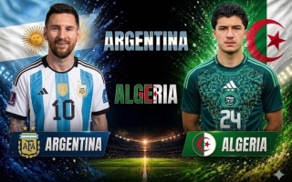 Xem trực tiếp Argentina vs Algeria - World Cup 2026 ở đâu?