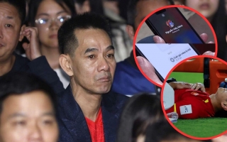 Dòng tin nhắn nghẹn lòng của bố Hiểu Minh sau bán kết U23 châu Á