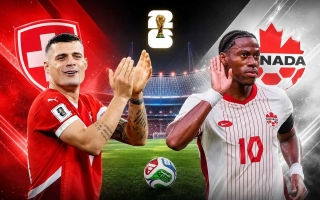 Xem trực tiếp Thụy Sĩ vs Canada - World Cup 2026 ở đâu?