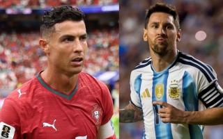 Vừa ghi 2 bàn, Ronaldo có động thái ngỡ ngàng với Messi tại World Cup