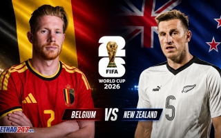 Trực tiếp bóng đá Bỉ vs New Zealand, 10h00 hôm nay 27/6