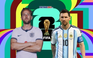 Trực tiếp bóng đá Anh vs Argentina, 2h00 hôm nay 16/7