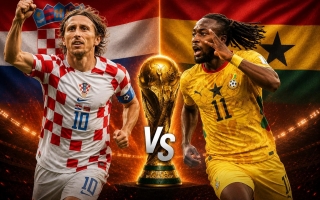 Tỷ lệ thắng Croatia vs Ghana: Kết cục lộ diện