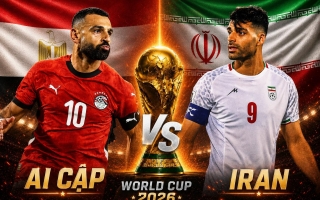 Trực tiếp bóng đá Ai Cập vs Iran, 10h00 hôm nay 27/6