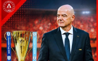 Truyền thông Đông Nam Á bùng nổ khi Chủ tịch FIFA đến xem Việt Nam vs Thái Lan