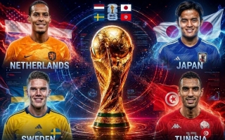 Siêu máy tính dự đoán bảng F World Cup 2026: Hà Lan sáng cửa vượt ải