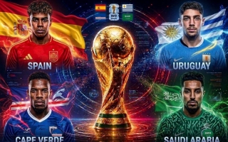 Siêu máy tính dự đoán bảng H World Cup 2026: Tuyển Tây Ban Nha nhận tỷ lệ gây choáng