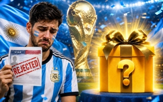 Bị từ chối visa xem World Cup, CĐV Argentina bất ngờ nhận quà khó tin