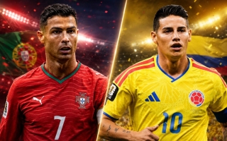 Xem trực tiếp Colombia vs Bồ Đào Nha - World Cup 2026 ở đâu?