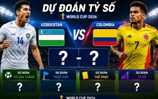 Dự đoán tỷ số Uzbekistan vs Colombia: Bất ngờ quá lớn