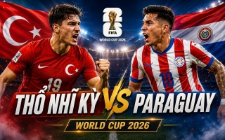 Trực tiếp bóng đá Thổ Nhĩ Kỳ vs Paraguay, 10h00 hôm nay 20/6