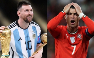 CHÍNH THỨC: 4 trận đấu của Messi bằng cả sự nghiệp Ronaldo