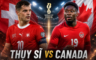 Dự đoán tỷ số Thuỵ Sĩ vs Canada: Con số không tưởng!