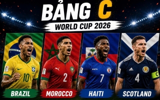Tổng hợp kịch bản bảng C World Cup 2026: Brazil sáng cửa nhất bảng