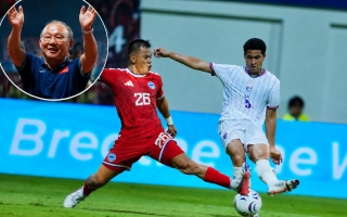 Thắng 3-1 Singapore, ĐT Thái Lan 'đánh rơi' cơ hội phá kỷ lục của Việt Nam