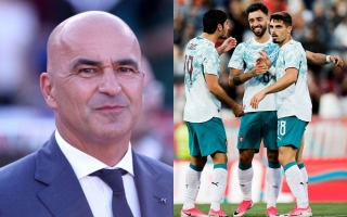 HLV Roberto Martinez: 'Thật tốt khi Bồ Đào Nha phải đá với 10 người'
