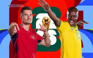 Trực tiếp bóng đá CH Séc vs Nam Phi, 23h00 hôm nay 18/6