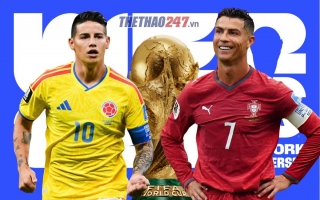Siêu máy tính Opta soi tỷ lệ thắng Colombia vs Bồ Đào Nha: Ronaldo quá khác biệt