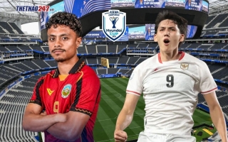 Trực tiếp Timor Leste vs Indonesia: Bữa tiệc bàn thắng