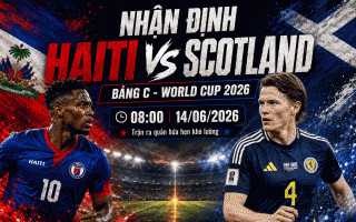 Xem trực tiếp Haiti vs Scotland - World Cup 2026 ở đâu?